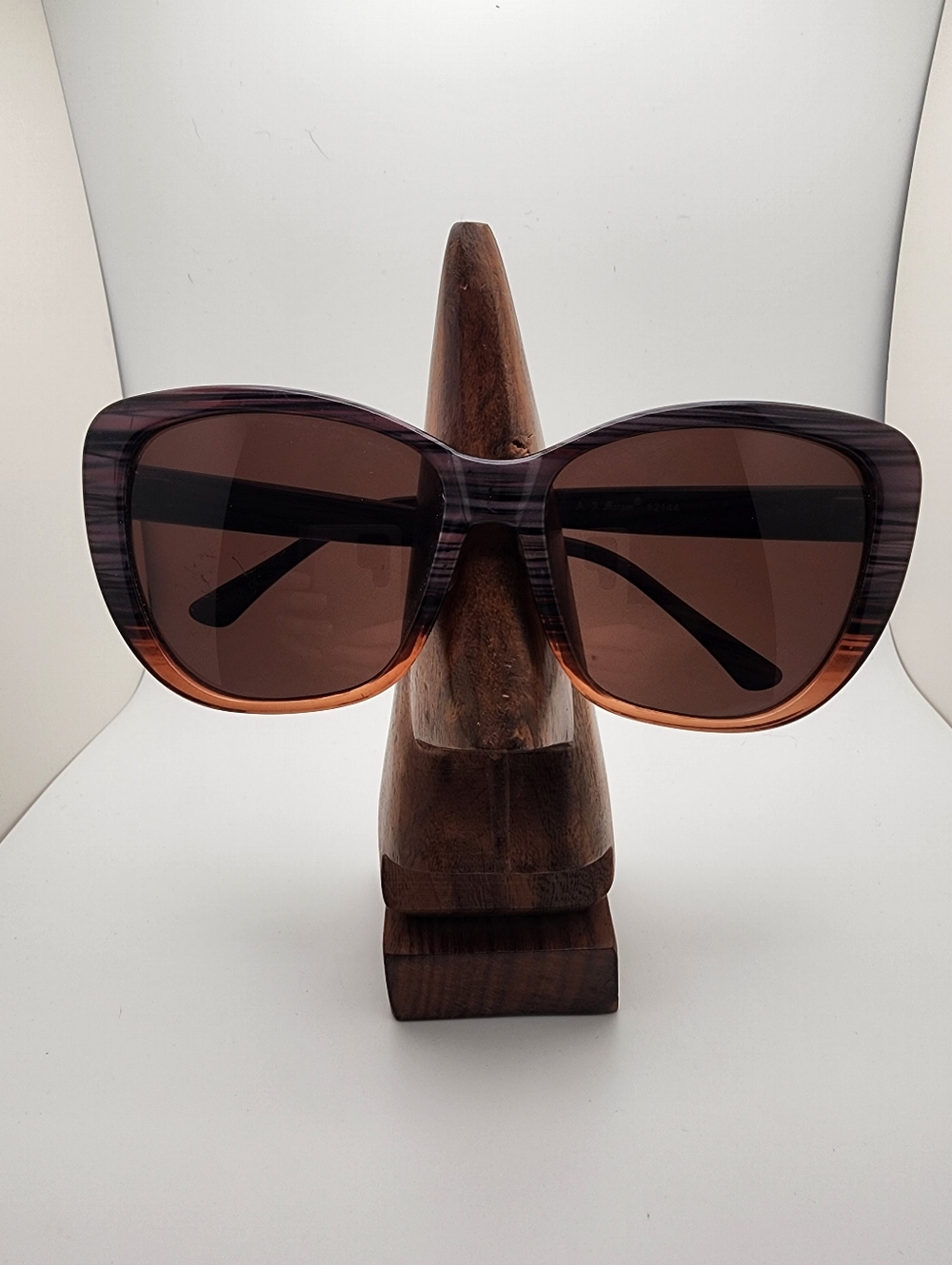 A.J. Morgan Purple, Black, & Orange Striped Sunglasses